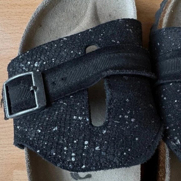 Birkenstock Papillio Carmen Sandals – Black Silver Splash – Size 6 US (EU 36) - Picture 6 of 11